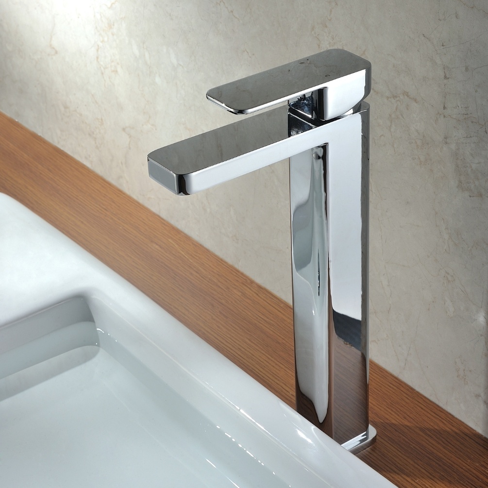 Product Lifestyle image of the Abacus Edition Tall Mono Basin Mixer